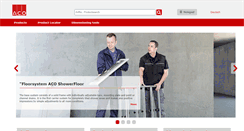 Desktop Screenshot of catalogue.aco-haustechnik.de